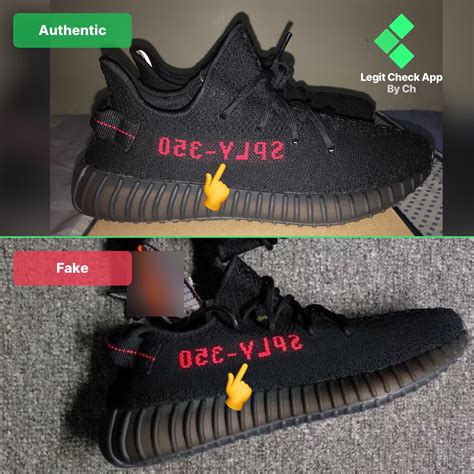 adidas yeezy boost 350 v2 black red fake